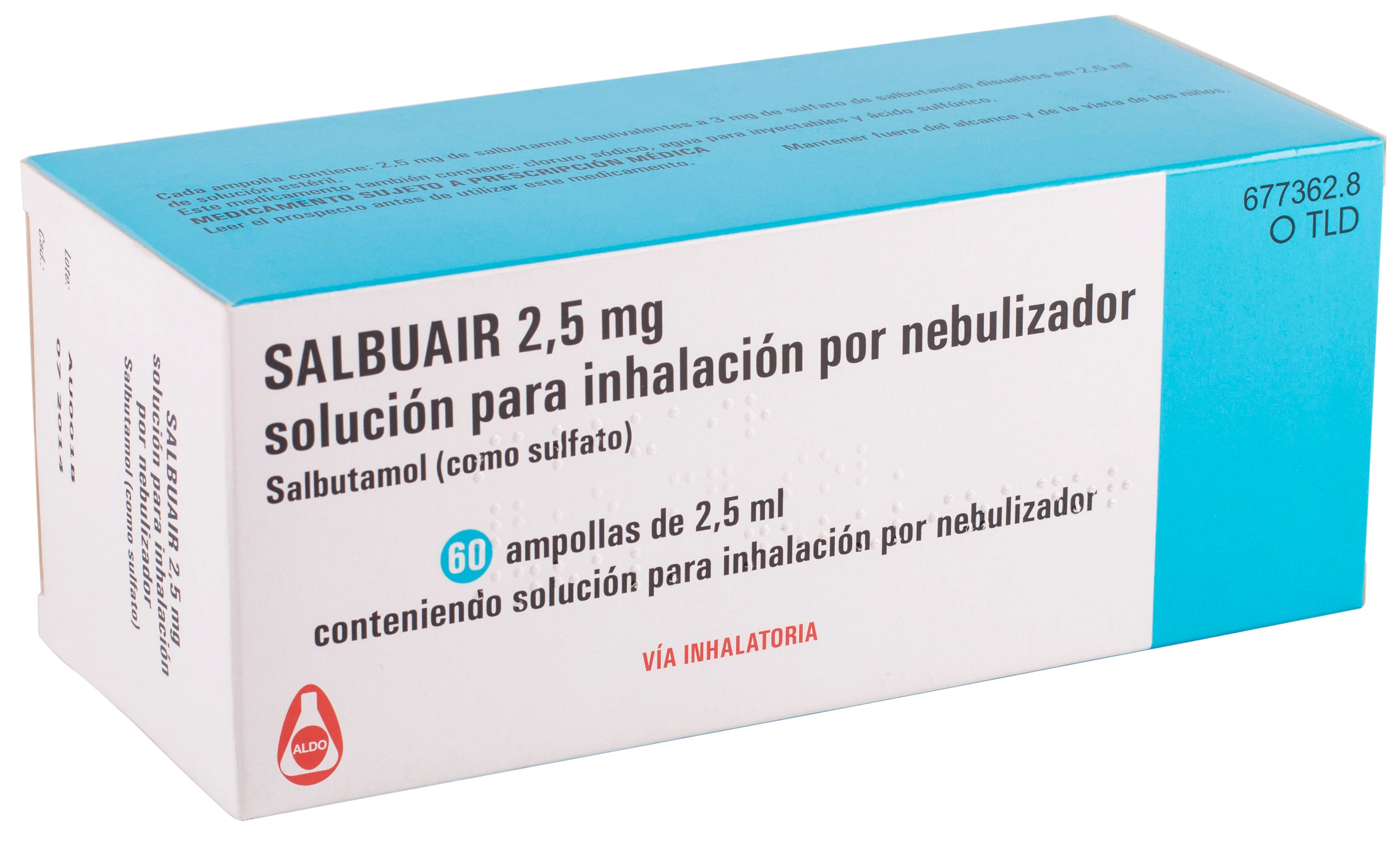 Salbuair 2.5 Mg Solucion Inhalacion 60 Un