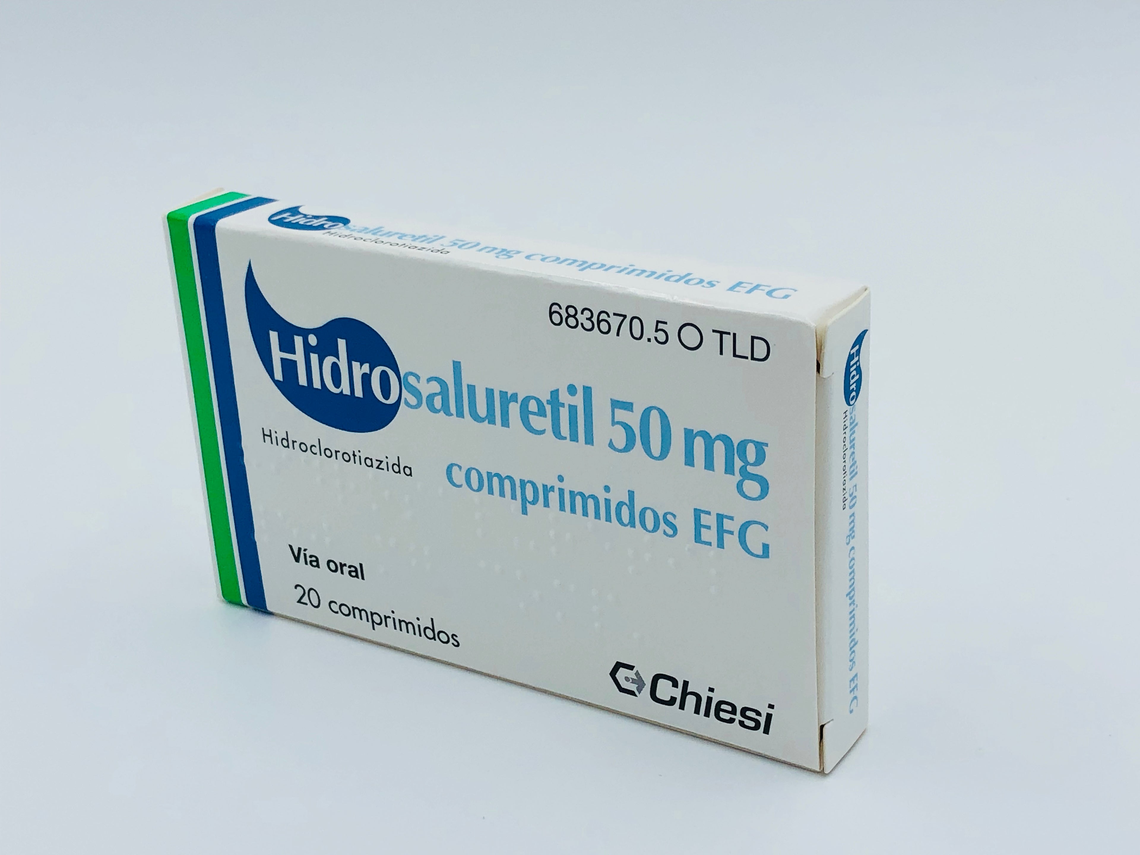 Hidrosaluretil Efg 50 Mg 20 Comprimidos