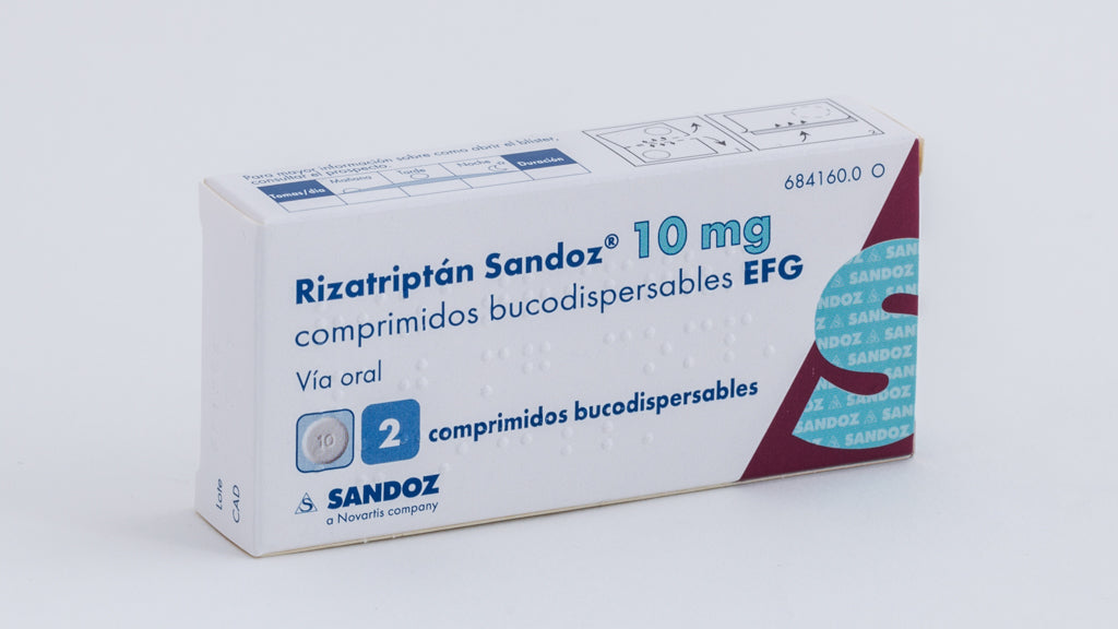 Rizatriptan Sandoz Efg 10 Mg 6 Comprimido