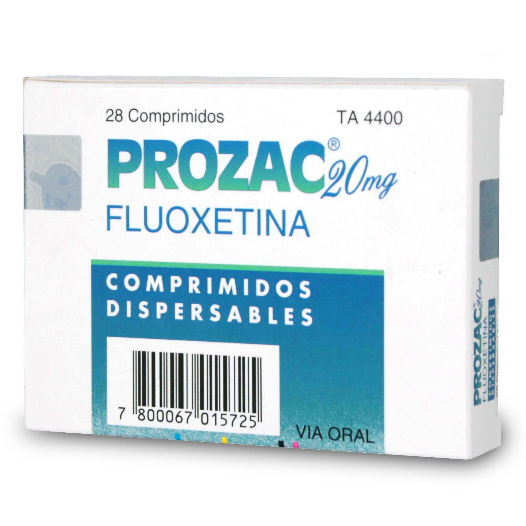 Prozac 20 Mg 28 Capsulas