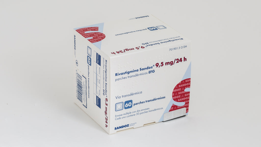 Rivastigmina Sandoz Efg 9,5 Mg/24 H 60 Pa
