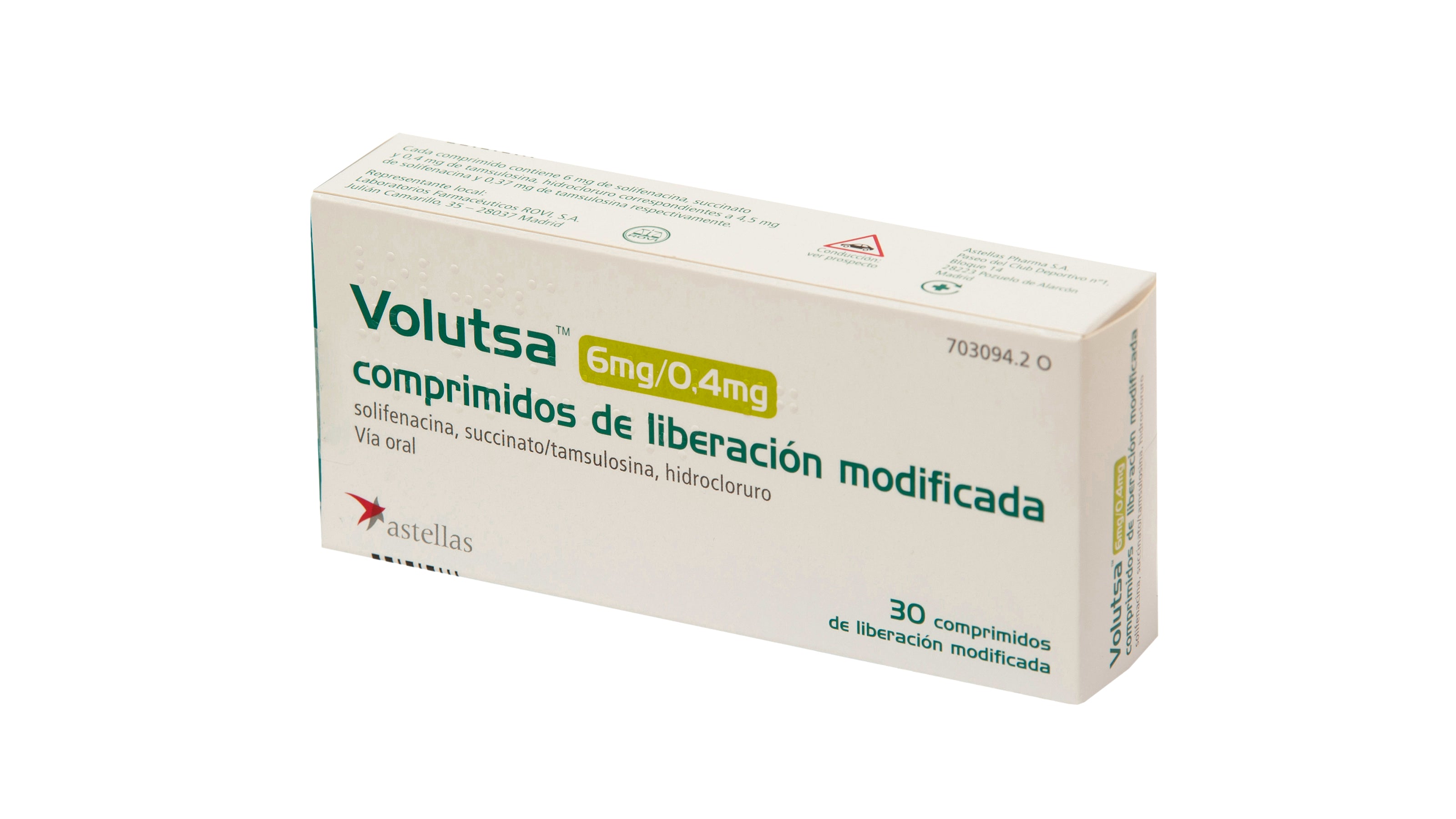 Volutsa 6/0.4 Mg 30 Comprimidos Liberacio