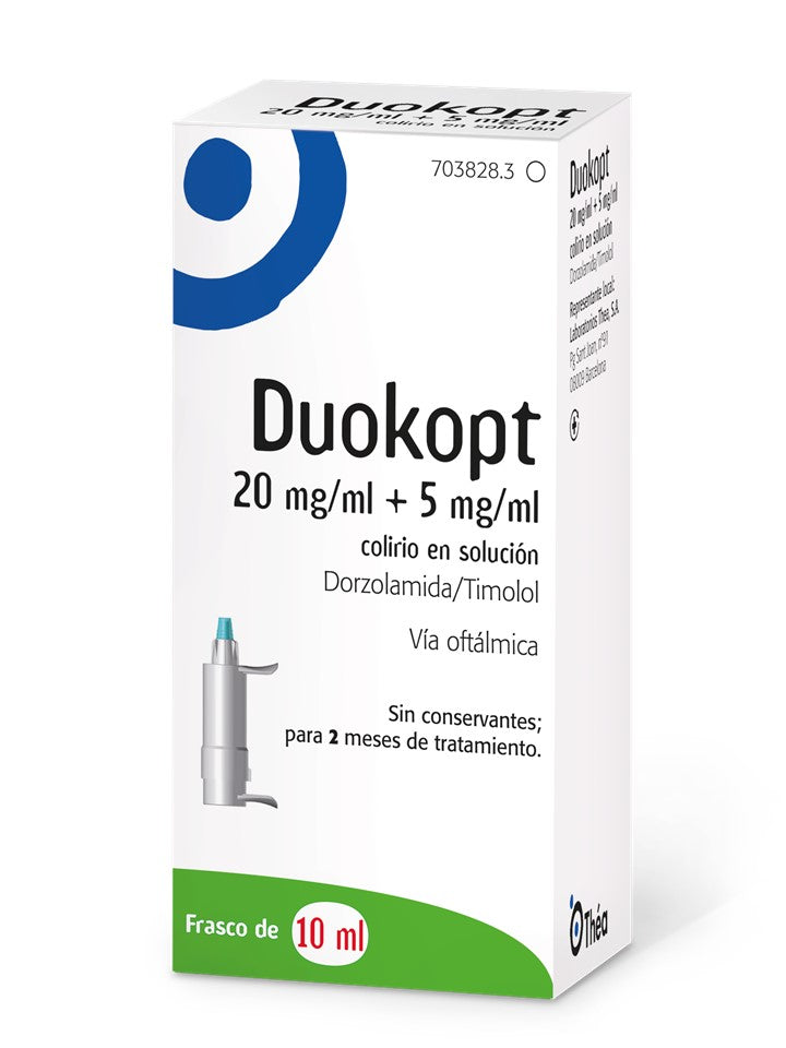 Duokopt 20/5 Mg/Ml Colirio 1 Frasco Soluc