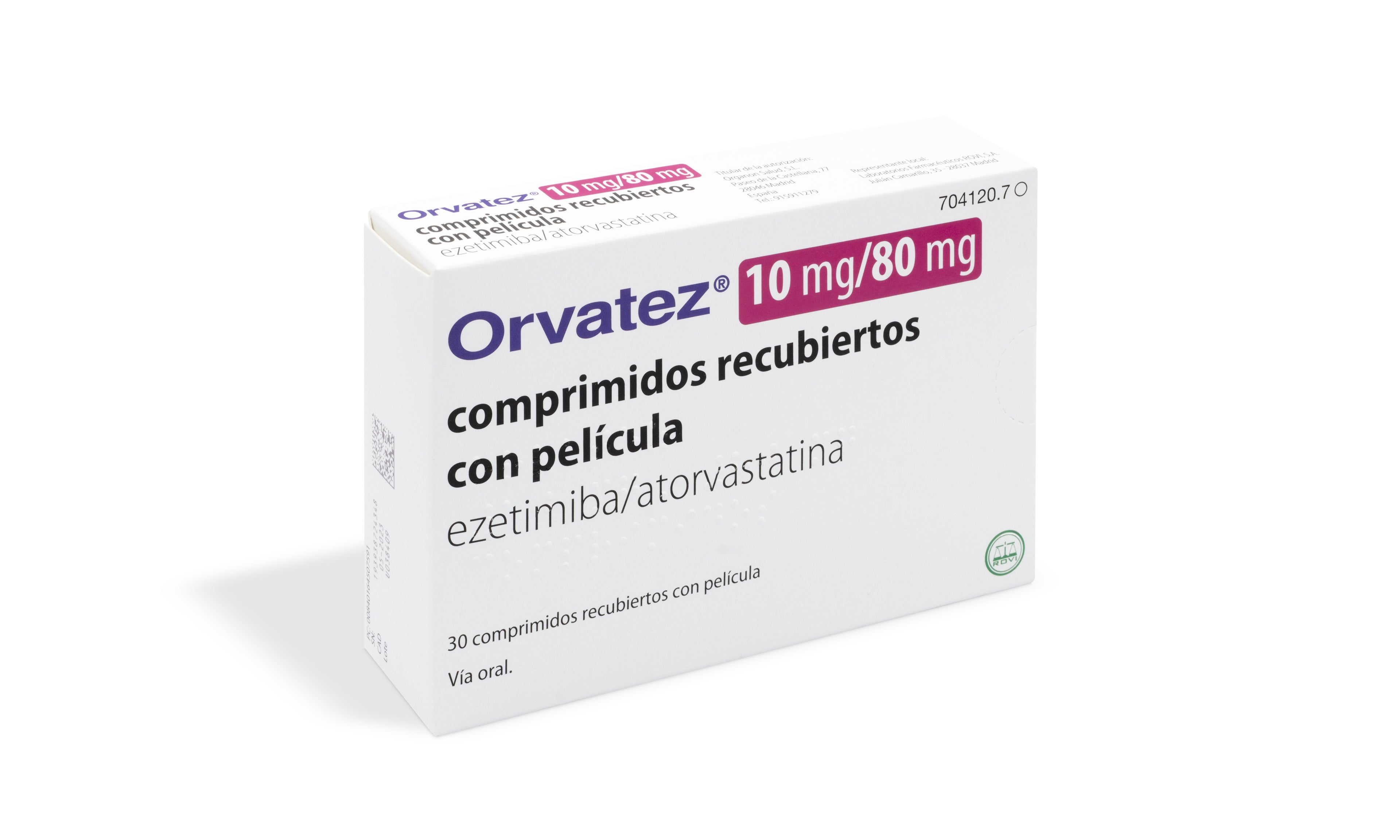Orvatez 10/80 Mg 30 Comprimidos Recubiert