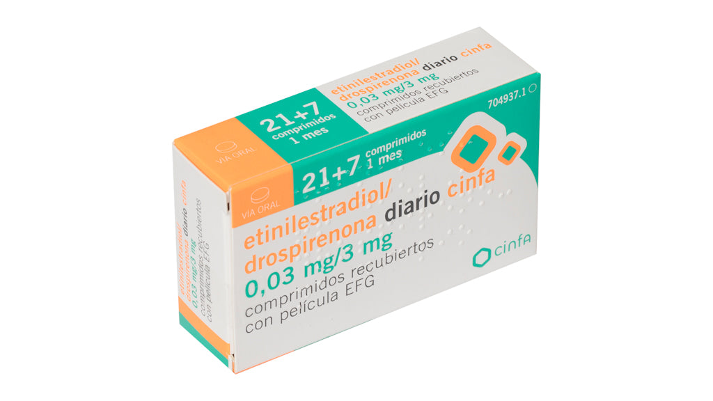 Aidra Diario Efg 3 Mg/0,03 Mg 1 X 28 Comp
