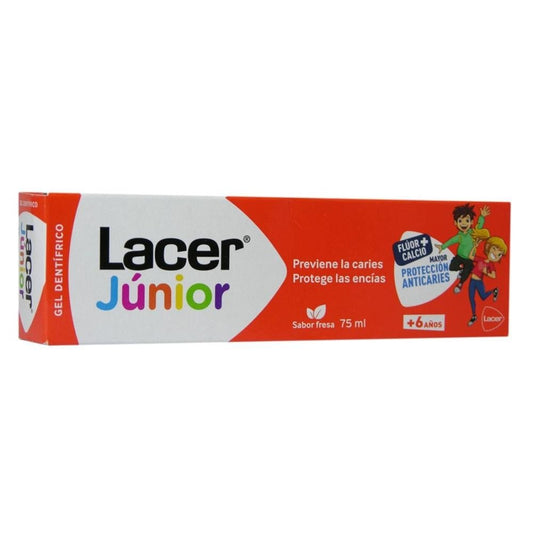 Lacer Junior Gel Dental 75 Ml Fresa