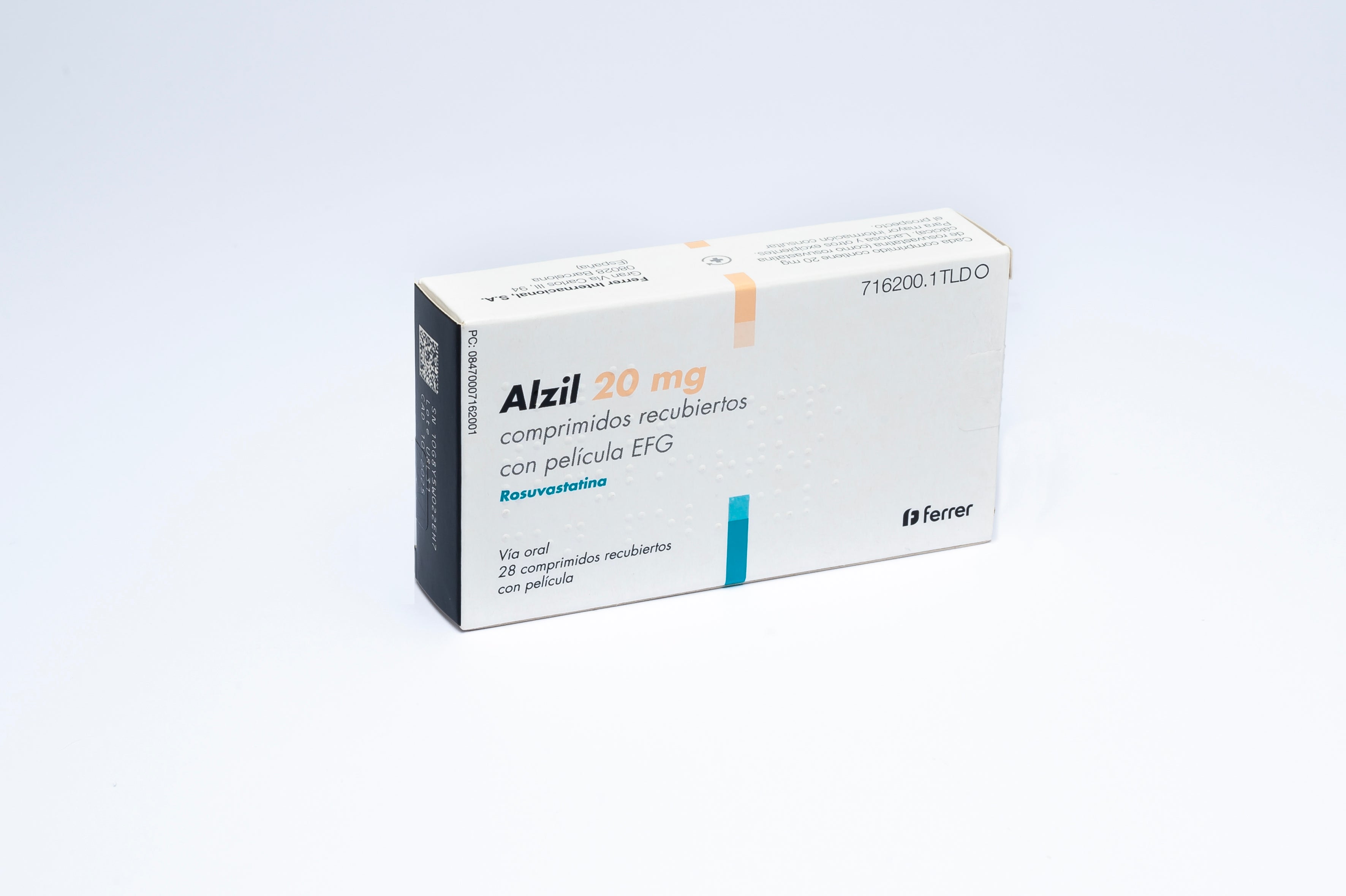 Alzil Efg 20 Mg 28 Comprimidos Recubierto