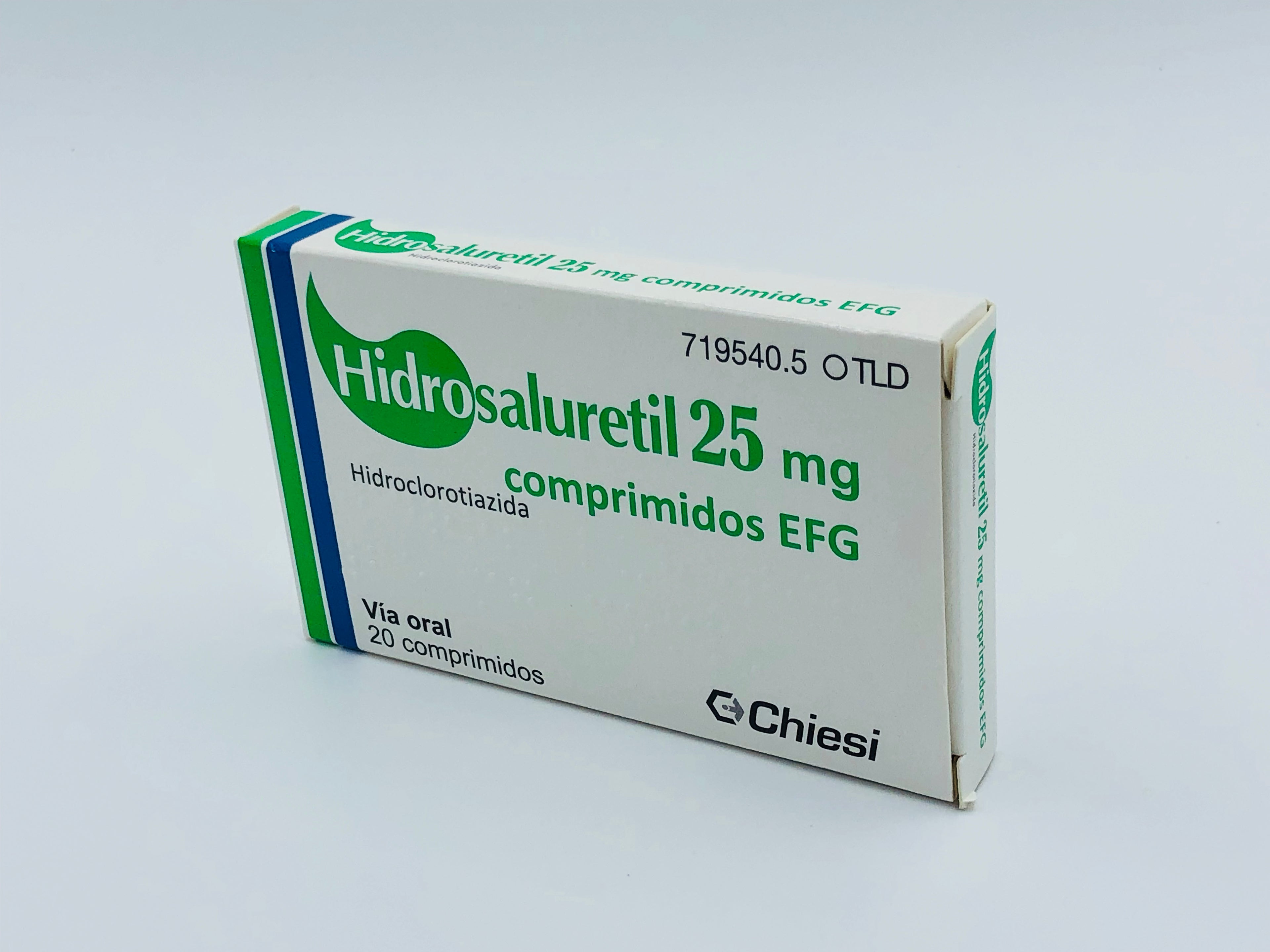 Hidrosaluretil Efg 25 Mg 20 Comprimidos