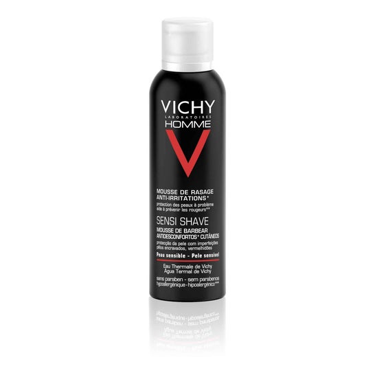 Vichy Homme Espuma de Afeitar Piel Sensible · 200 ml