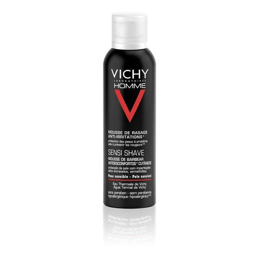 Vichy Homme Espuma de Afeitar Piel Sensible · 200 ml