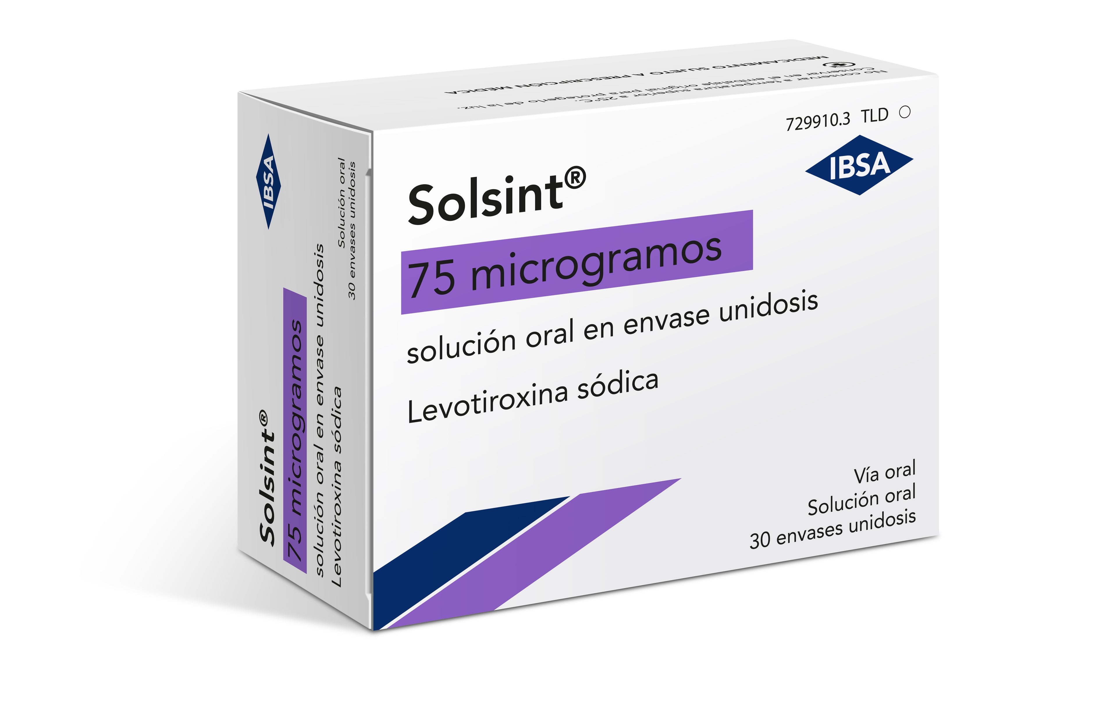 Solsint 75 Microgramos Solucion Oral 30 E