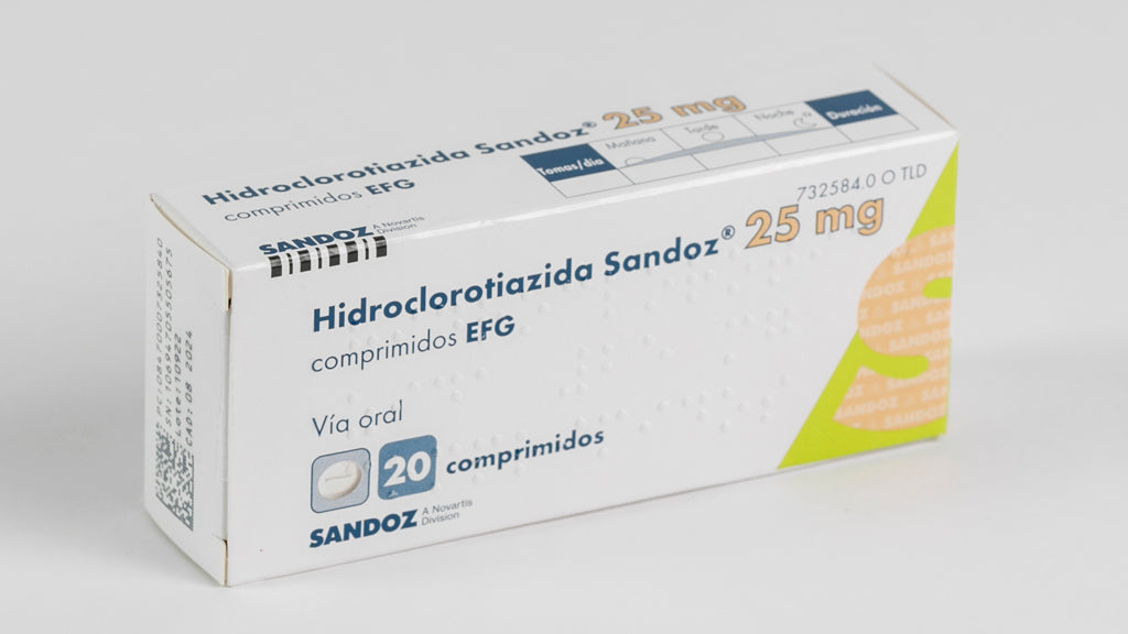 Hidroclorotiazida Sandoz Efg 25 Mg 20 Com