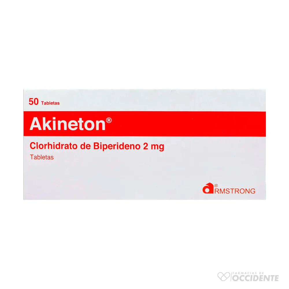 Akineton 2 Mg 50 Comprimidos