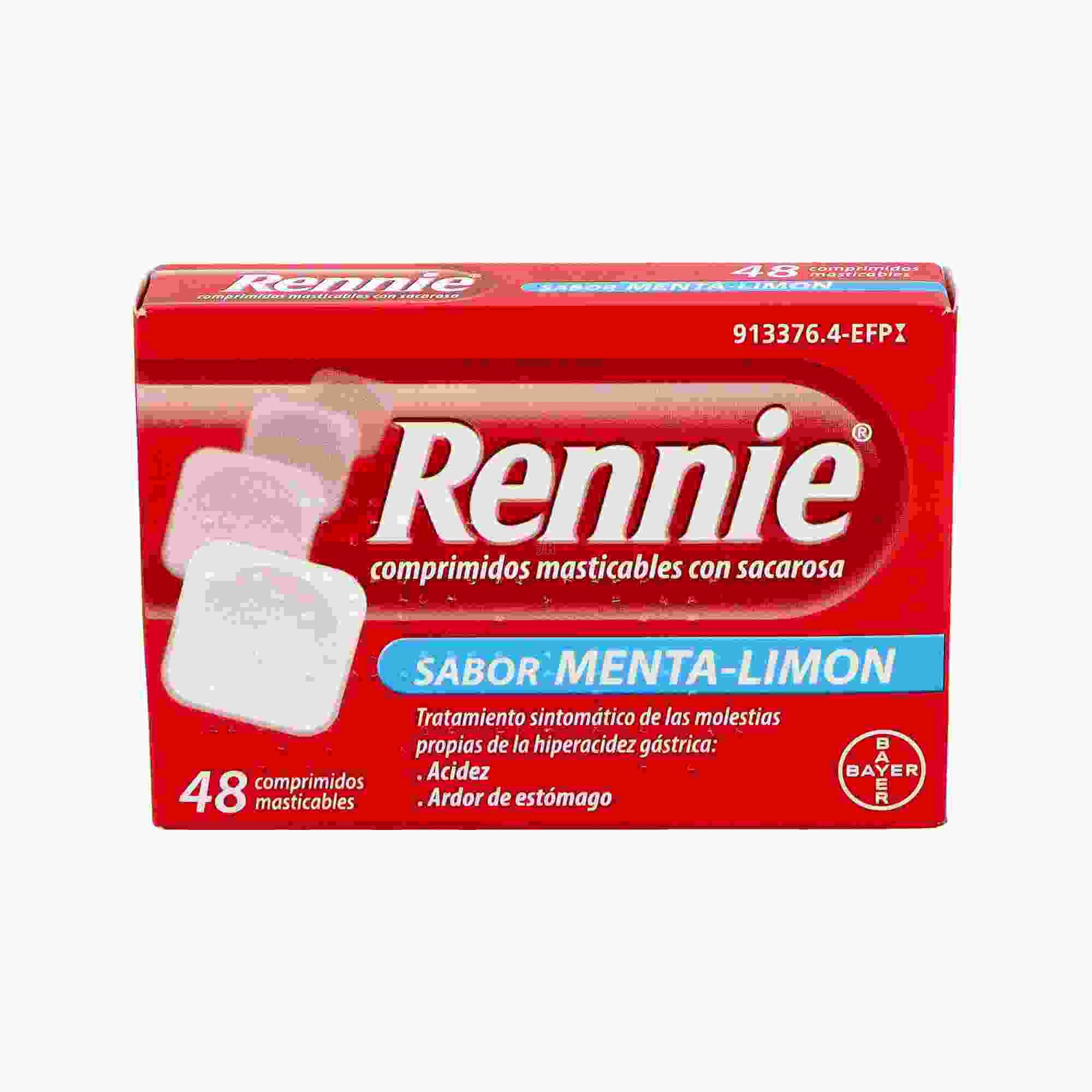 Rennie 48 Compr Con Sacarosa