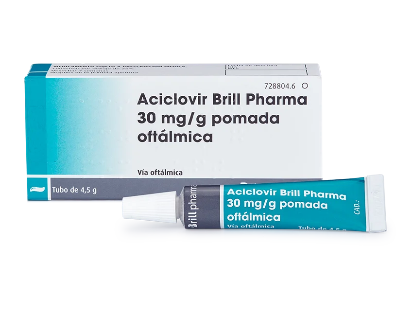 Aciclovir Brill Pharma 30 Mg/G Pomada Oft