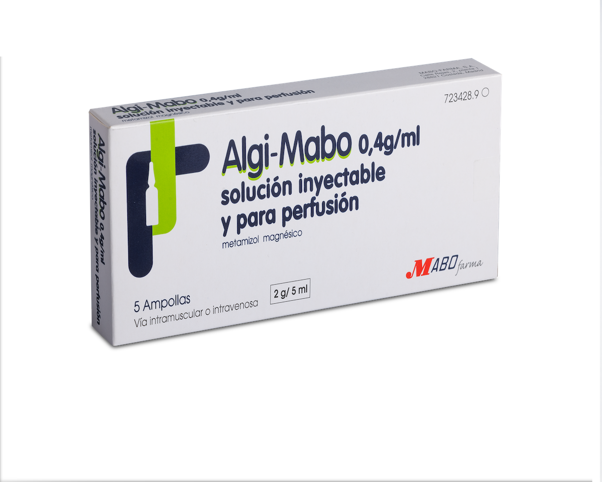 Algi-Mabo 2 G 5 Ampollas Solucion Inyecta