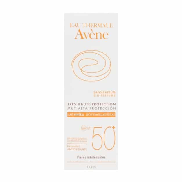 Avène Leche Mineral Muy Alta Proteccion SPF 50+ 1 Envase 10