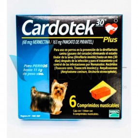 Cardotek 30 Plus 68 Mcg/163 Mg 6 Comprimi