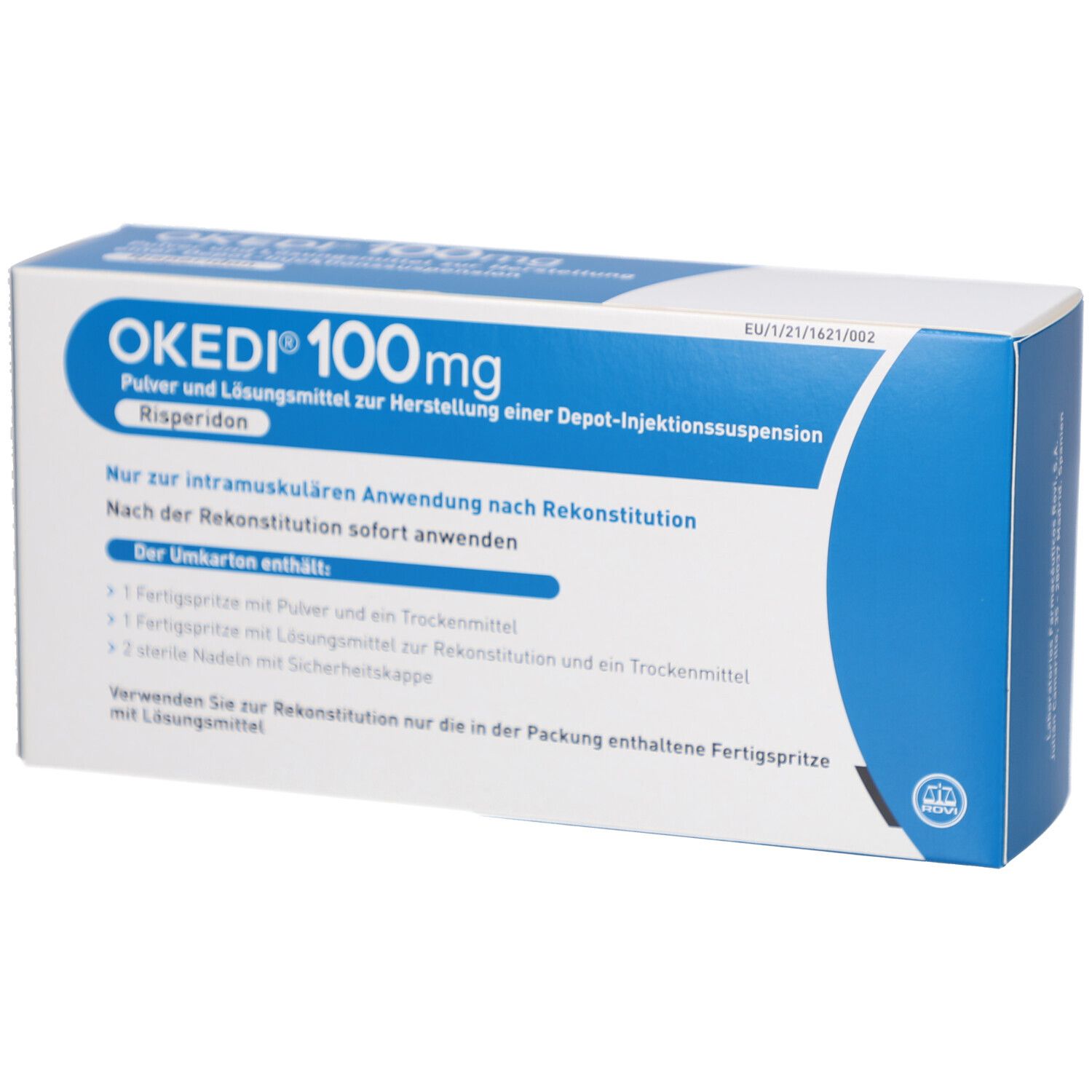 Okedi 100 Mg 1 Jeringa Polvo Para Suspens