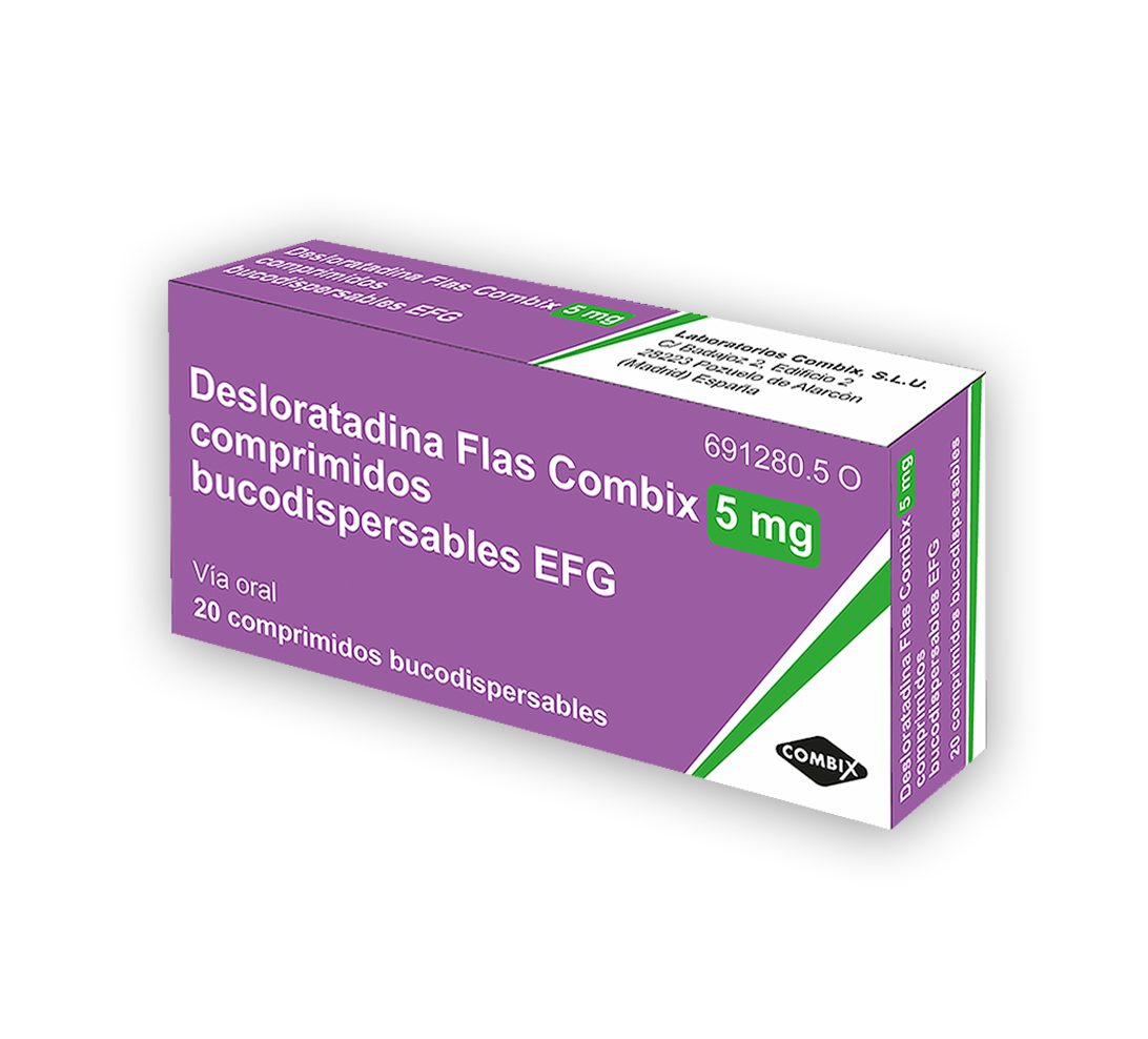 Desloratadina Flas Combix Efg 5 Mg 20 Com