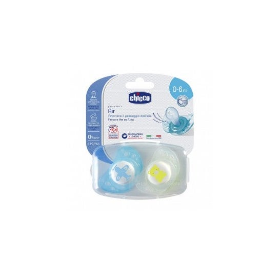 Chupete Silicona Chicco Physio Air 0-6 M+