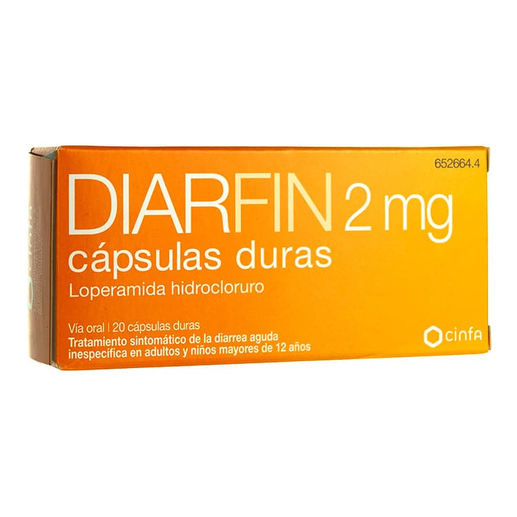 Diarfin 2 Mg 20 Capsulas