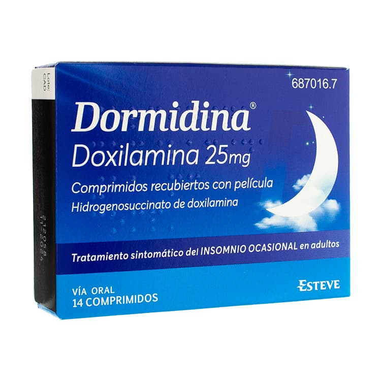 Dormidina 25 Mg 14 Comprimidos