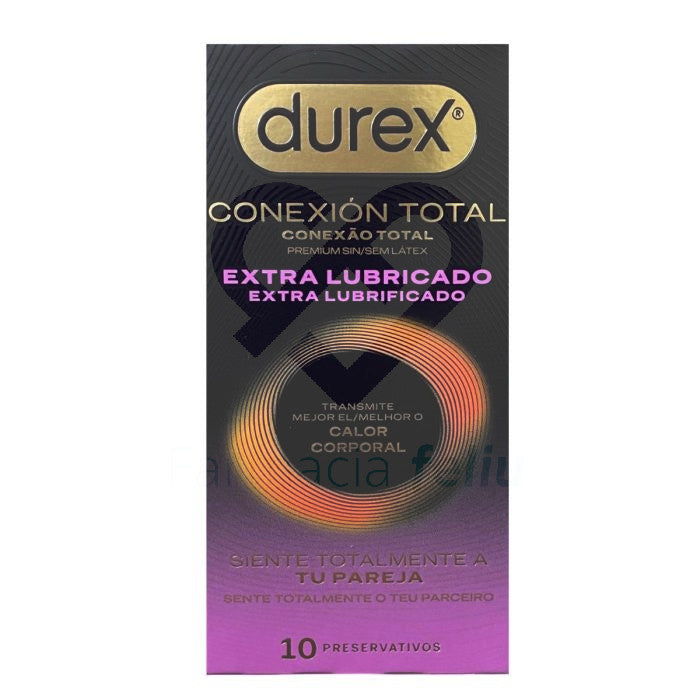 Durex Conexion Total Extra Lubricado 10