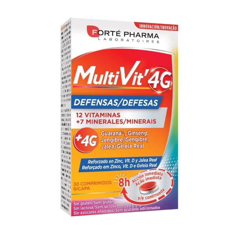Multivit 4G Senior 30 Comprimidos