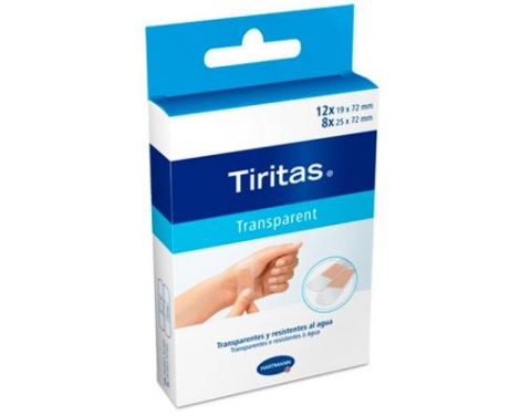 Tiritas Transparent 20 Unidades Surtido