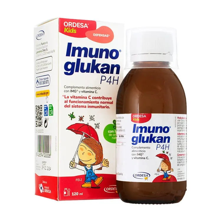 Imunoglukan 120 Ml de FlyFarma, suplemento para el sistema inmunitario y la energía.