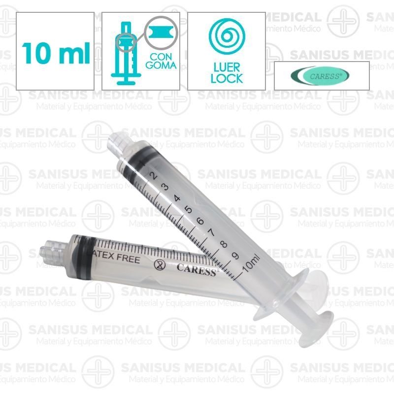 Jeringa Estéril 3C 10Ml 21Gx38Mm Caress