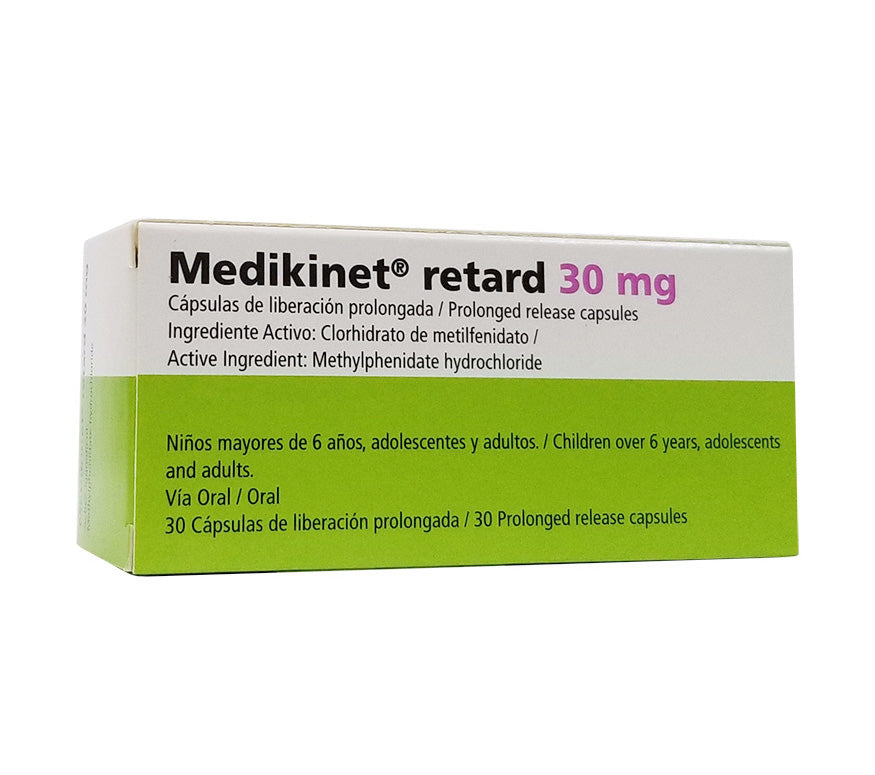 Medikinet 30 Mg 30 Capsulas Lib Prolongad
