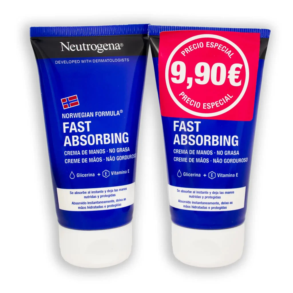 Duplo neutrogena crema de manos no graso