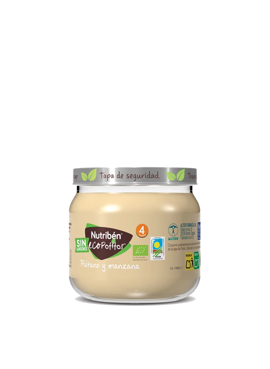 Nutriben Ecopotitos Platano Manzana 1 En