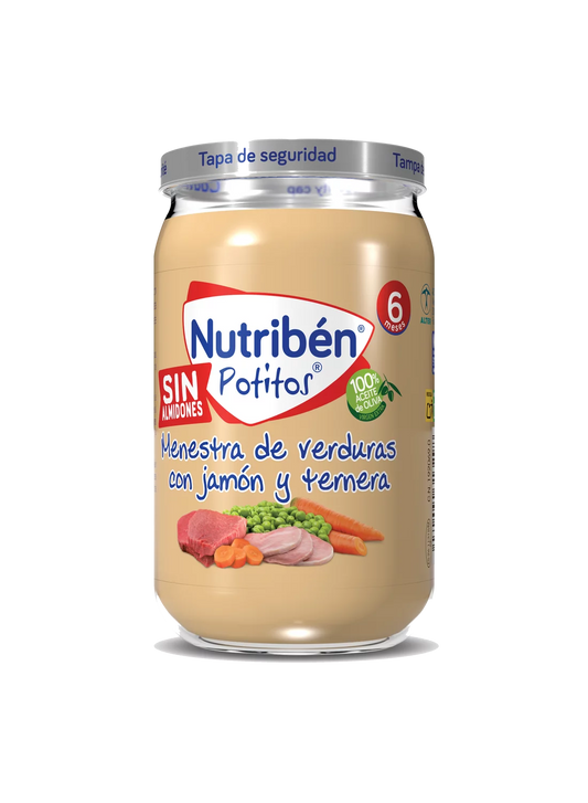 Nutriben Jamon Y Ternera Con Menestra De