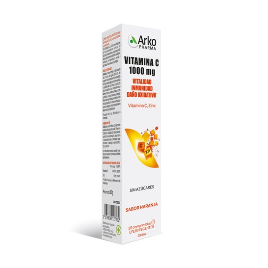 Vitamina C 1000Mg + Zinc Arkovital Comp