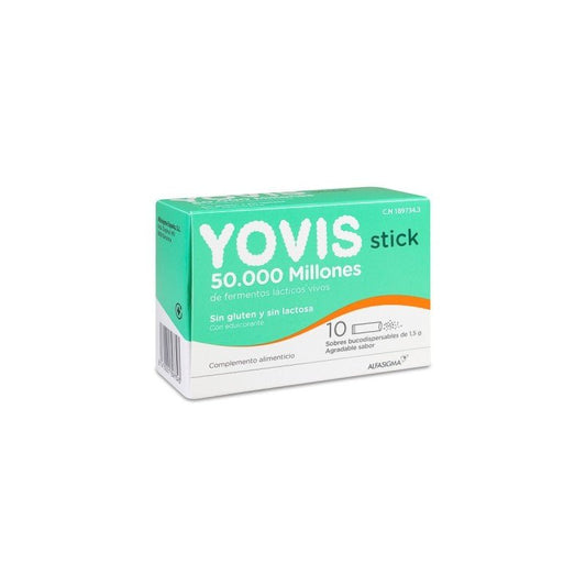 Yovis Stick 10 Sobres Bucodispersables