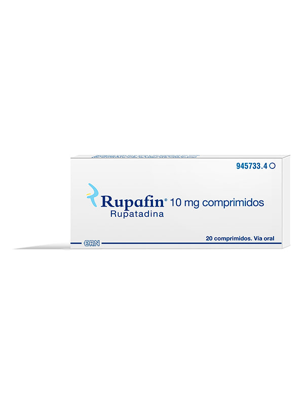 Rupafin 10 Mg 20 Comprimidos