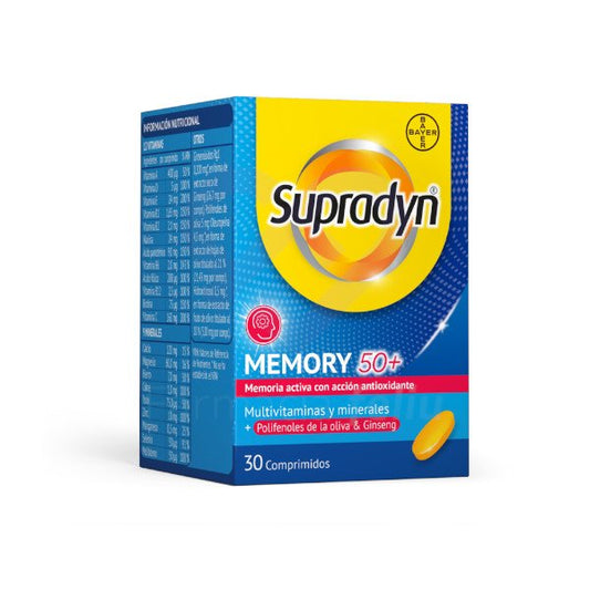 Supradyn Memoria 50+ 30 Comprimidos