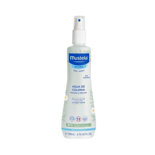Agua de colonia bebe sin alcohol mustela