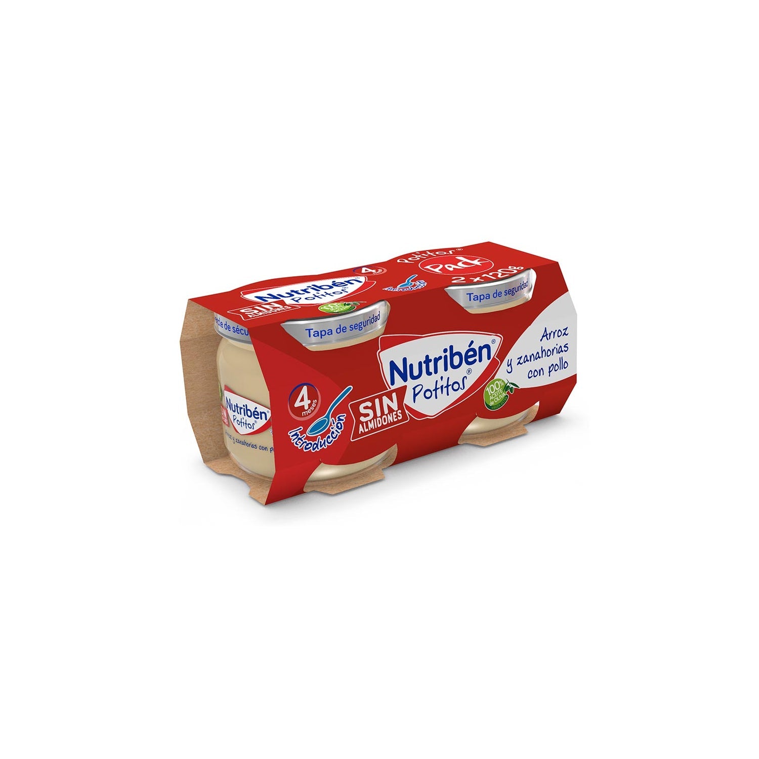 Nutriben Potitos Arroz Y Zanahorias Con P