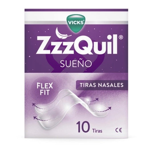Zzzquil Sueño 10 Tiras Nasales