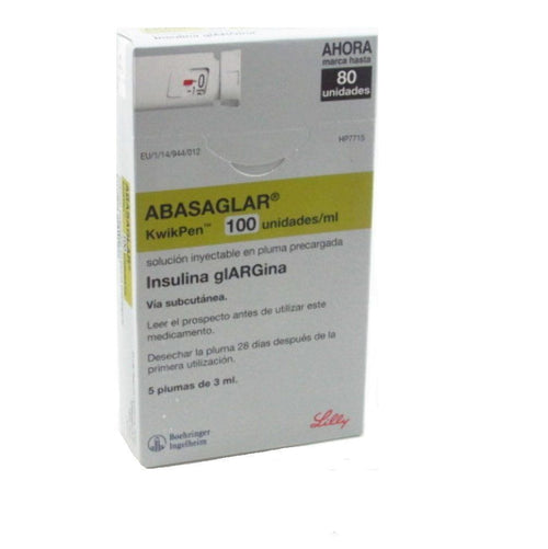 Abasaglar 100 U/Ml 5 Plumas Precargadas K