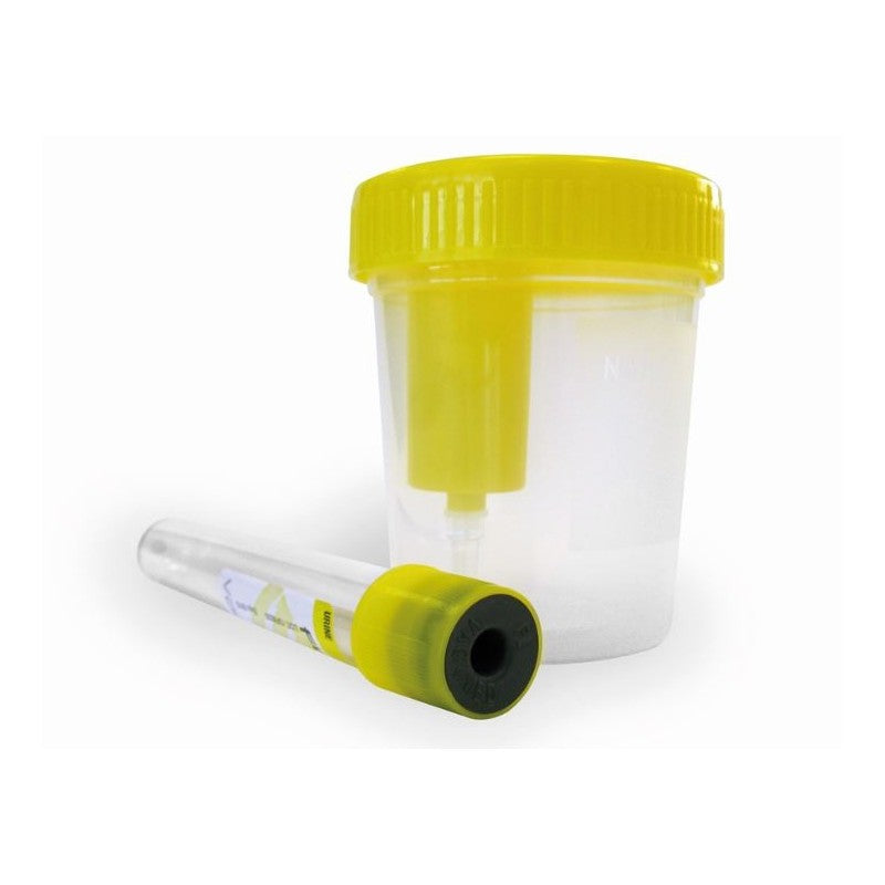 Acofar Sistema De Recogida Muestras Orina, kit higiénico y fácil de usar para análisis de orina en c