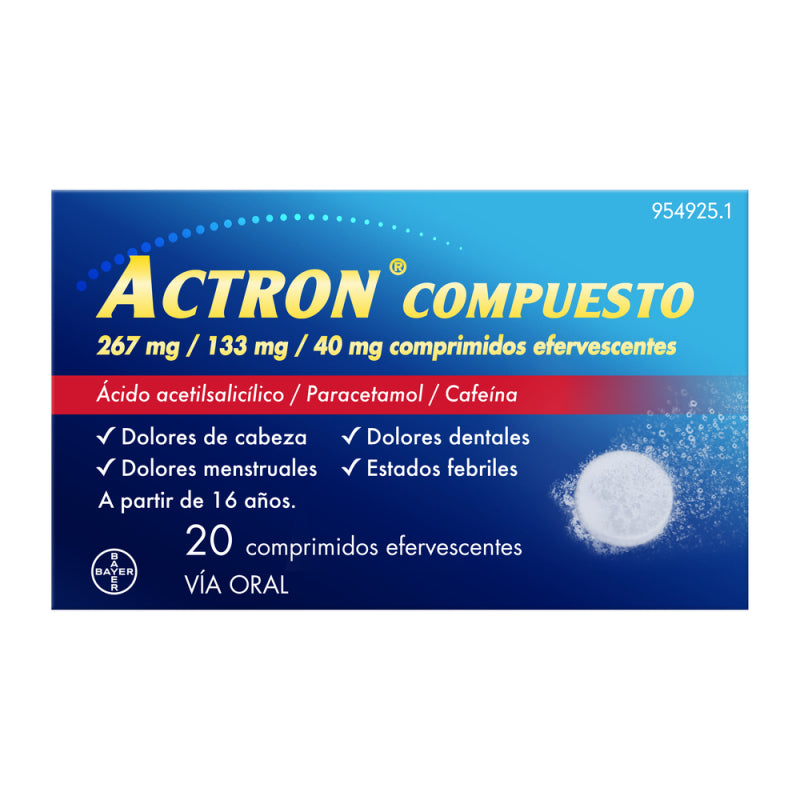 Actron Compuesto 20 Comprimidos Eferv