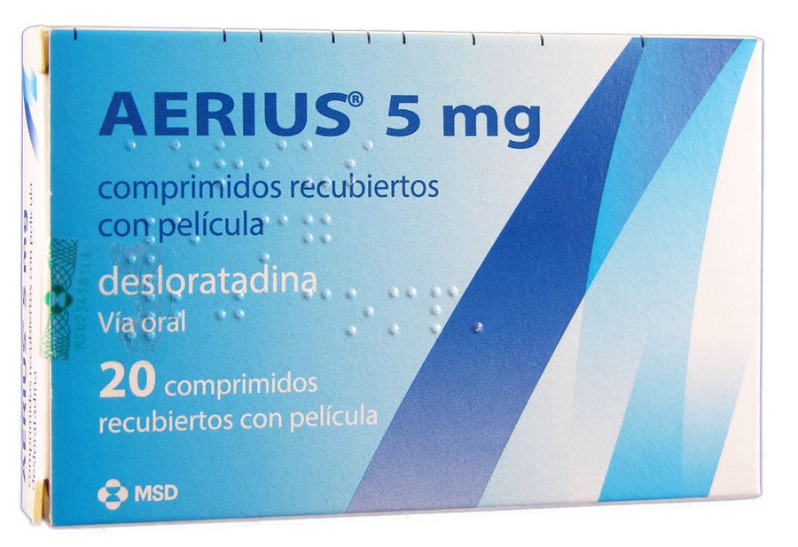 Aerius 5 Mg 20 Comprimidos