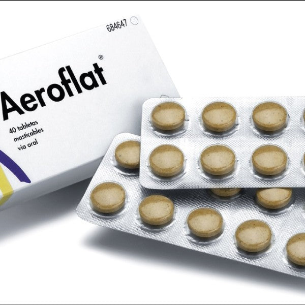 Aeroflat 5/77.5 Mg 40 Comprimidos Mastica