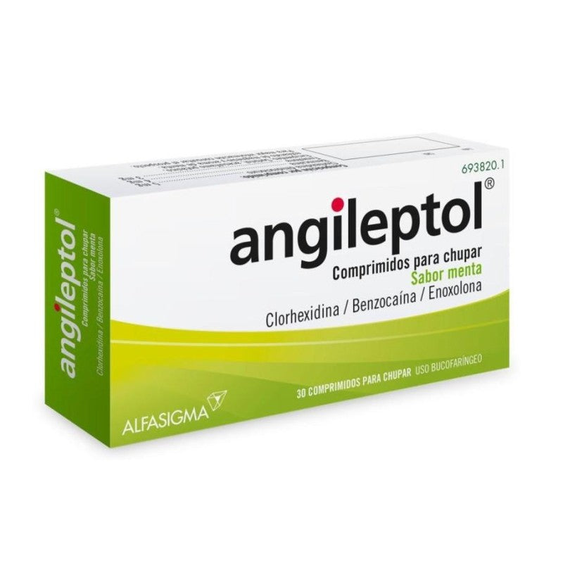 Angileptol 30 Comprimidos Menta