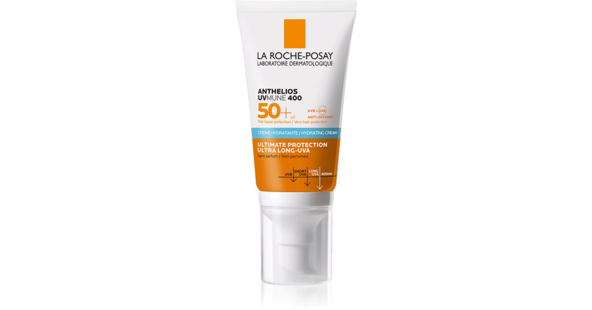 La Roche-Posay Anthelios Uvmune 400 SPF 50+ Crema Hidratante: protección solar facial avanzada con a